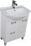 Тумба с раковиной Aquanet Сити 60 белый
