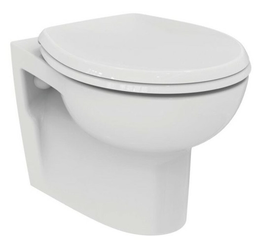 Крышка-сиденье для унитаза Ideal Standard Eurovit с микролифтом, белое (W303001)