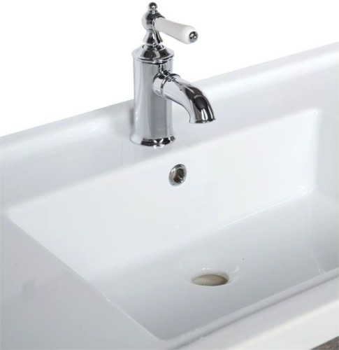 Тумба с раковиной Aquanet Эвора 100 дуб антик