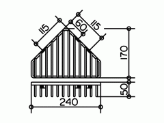 Полочка Keuco Universal, Хром (24904010000)