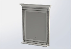 Зеркало Aquanet Селена 90 белый/серебро