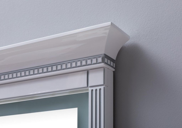 Зеркало Aquanet Селена 90 белый/серебро