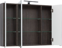 Зеркало-шкаф Aquanet Остин 105 дуб кантербери