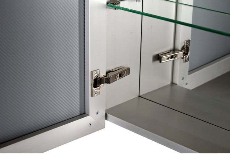 Зеркало-шкаф De Aqua 120 серебро