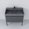 Тумба RAVAL Facet 80 подвесная Антрацит (Fac.01.80/P/A/RL)