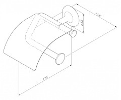 Держатель туалетной бумаги AM PM Like A80341500