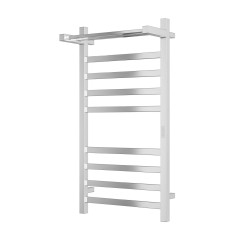 Полотенцесушитель электрический с полочкой (лесенка) Bauedge Hotel Shelf DB-0002, 50x100 см