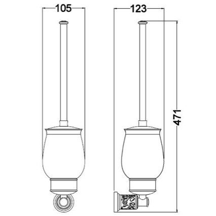 Ершик для унитаза Schein Carving 7065031