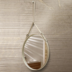 Зеркало AZARIO Капитан D610 c подсветкой и диммером, бесконтактный сенсор, белая кожа (LED-00002475)