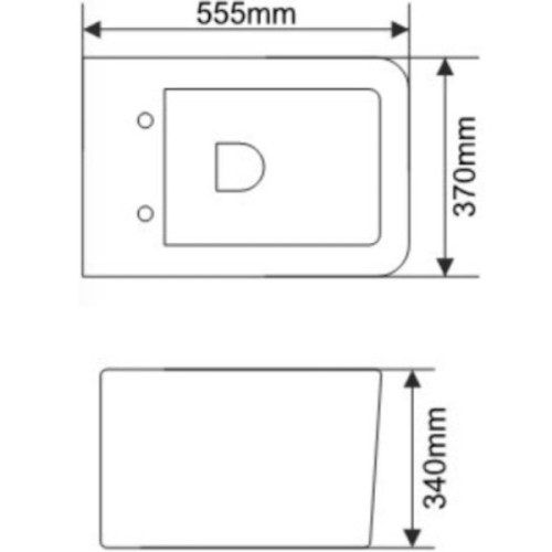 Унитаз Melana MLN-T2122D