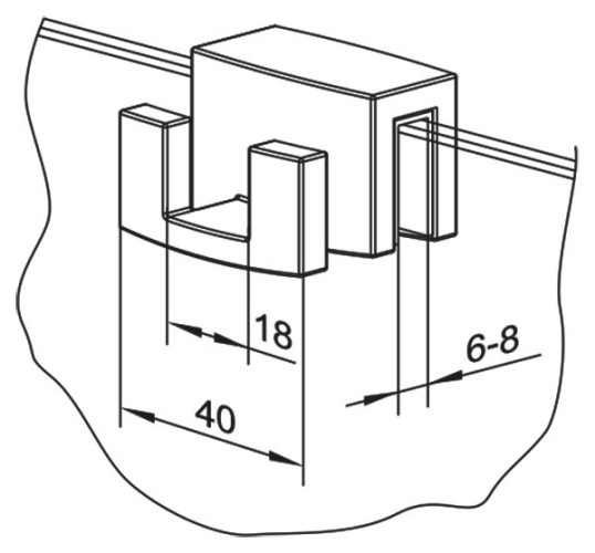 Крючок для полотенец Radaway WR-001 на стекло душевого ограждения