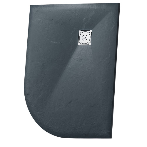 Душевой поддон асимметричный RGW ST/AL-G Графит арт. 16154129-02L