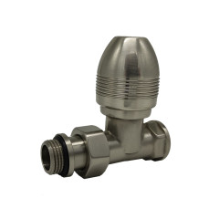 Вентиль SR Rubinetterie прямой серия &quot;Ovus&quot; 1/2&quot;, цвет матовый никель