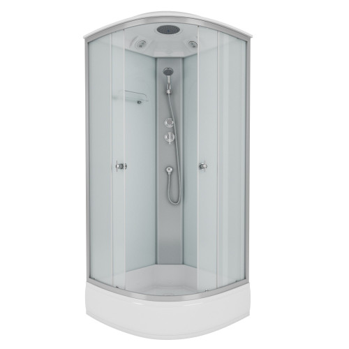 Душевая кабина Niagara NG-3304-14 (900х900х2150) низкий поддон(26см) стекло МАТОВОЕ