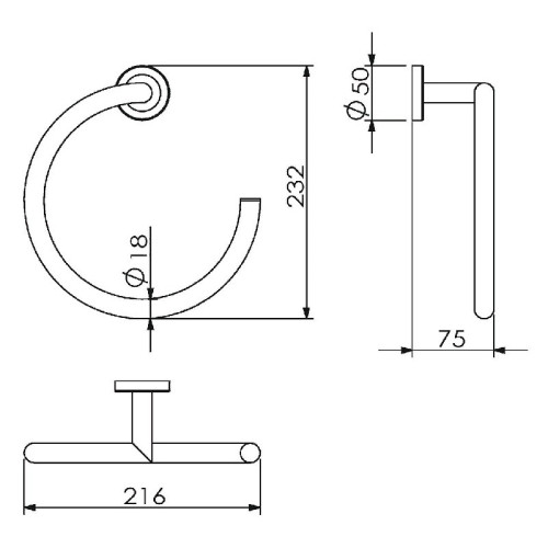 Полотенцедержатель Langberger Burano 11038B