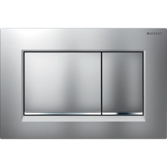 Кнопка смыва Geberit SIGMA 24.6х1.2х16.4 для инсталляции, пластик, цвет Хром матовый (115.883.KN.1)