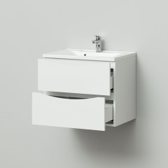 Тумба Итана Мишель 65 645х446х550 подвесная с раковиной Milena 65 Белый глянец (CS00080617)
