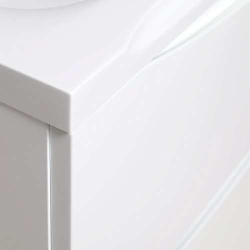 Тумба Итана Мишель 65 645х446х550 подвесная с раковиной Milena 65 Белый глянец (CS00080617)