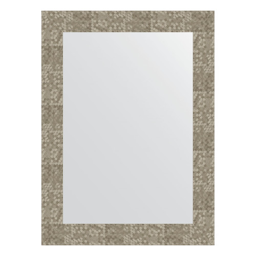 Зеркало настенное EVOFORM в багетной раме соты титан, 56х76 см, BY 3052