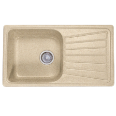 Кухонная мойка Formastone Fosto  КМ 81-46, прямоугольная с крылом, антика
