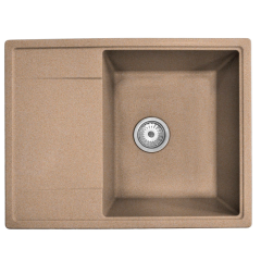 Кухонная мойка Formastone FostoGran FG 65-51, прямоугольная с крылом, дюна