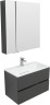 Мебель для ванной Aquanet Алвита 80 серый антрацит