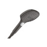 Ручной душ 120 3jet Hansgrohe Raindance Select E, шлифованный черный/хром (26520340)