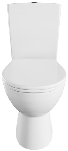 Унитаз-компакт напольный Norm Nord 360х670х805, сиденье термопласт с микролифтом, белый (9845B099-7201)