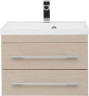 Тумба с раковиной Aquanet Нота NEW 58 светлый дуб
