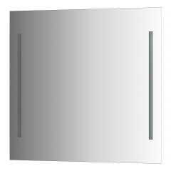 Зеркало настенное с 2-мя встроенными LED-светильниками Ledline EVOFORM 80х75 см, BY 2117