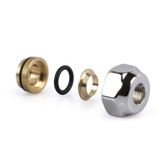 Фитинг SR Rubinetterie для медной трубы, ?18 x 24/19, цвет хром