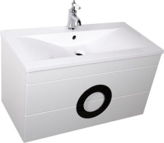 Тумба с раковиной De Aqua Форма 90 белый