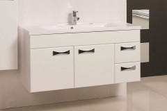 Тумба под раковину AQUATON Диор 120 подвесная, белая (1A110601DR010)