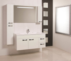 Тумба под раковину AQUATON Диор 120 подвесная, белая (1A110601DR010)