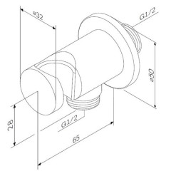 Шланговое подключение AM PM F0602100