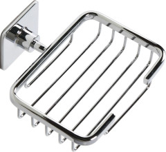 Мыльница Fixsen Square, Хром (FX-93109)