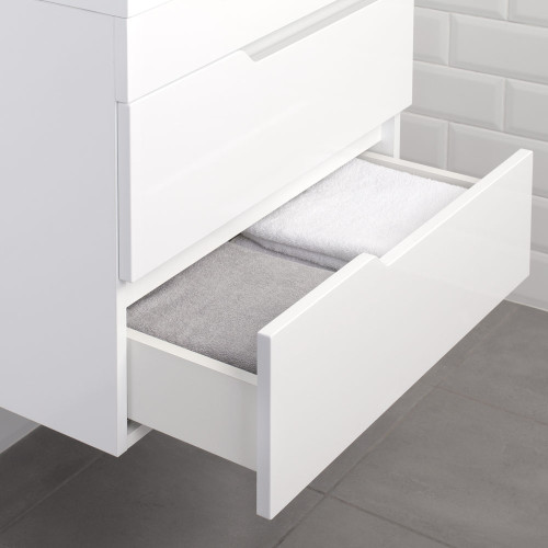 Комплект тумба подвесная Итана Александра 60 (603х45х*575) с раковиной Classica 60, белый глянец (312609)