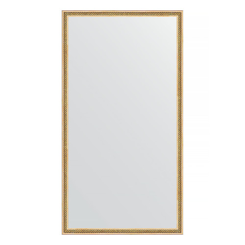 Зеркало настенное EVOFORM в багетной раме витое золото, 58х108 см, BY 0726