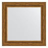 Зеркало настенное EVOFORM в багетной раме травленая бронза, 82х82 см, BY 3253