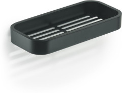 Gedy Outline, решётка прямоугольная 1-уровневая, цвет черный матовый