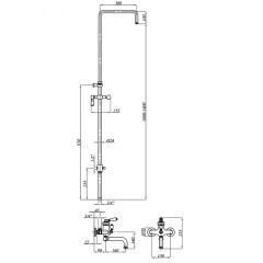 Душевая система Migliore Ermitage ML.ERM-7004
