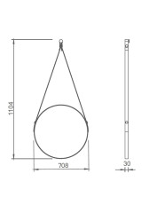 Зеркало RFM 083201 Bb