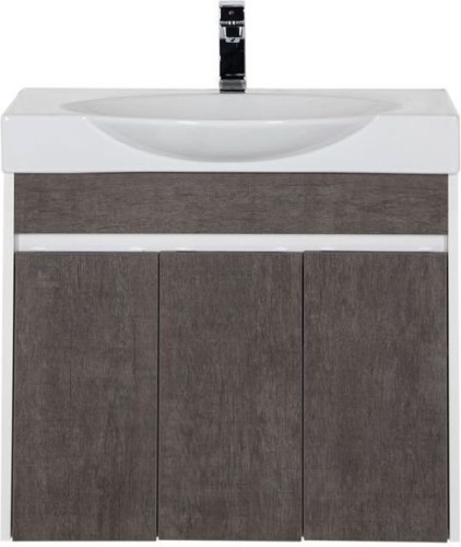 Тумба с раковиной Aquanet Коста 76 белый/дуб антик