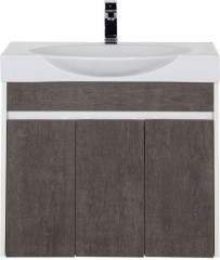 Тумба с раковиной Aquanet Коста 76 белый/дуб антик