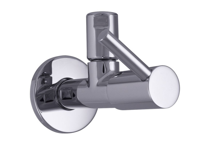 Schlosser Vivana, угловой вентиль с компрессионной гайкой, подключение 1/2"х3/8", цвет хром