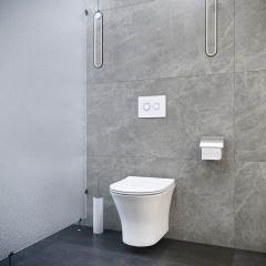 Подвесной безободковый унитаз Ceruttispa Bernina aria CT7191