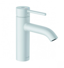 Смеситель для раковины KLUDI BOZZ WHITE однорычажный, с донным клапаном, белый матовый (382885376)