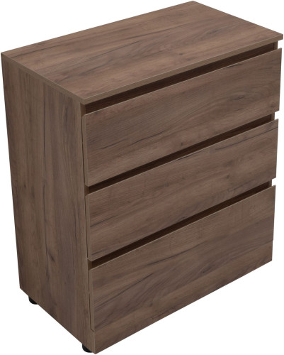 Комод Aquanet Сканди 700x400 Дуб крафт (3 ящика)