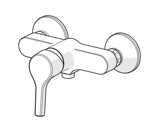 Oras 3963HY Saga Style Cмеситель для душа в комплекте с эксцентриками и отражателями