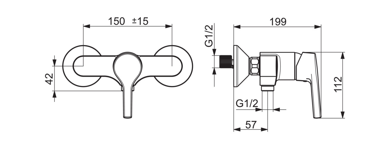 Oras 3963HY Saga Style Cмеситель для душа в комплекте с эксцентриками и отражателями